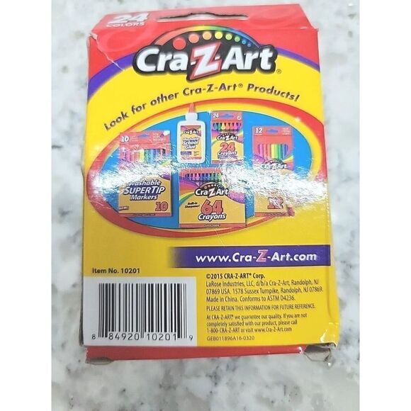 Cra-Z-Art 24 Count Smoother Brighter Colors Crayons - Set Of 2 NEW - Picture 4 of 4